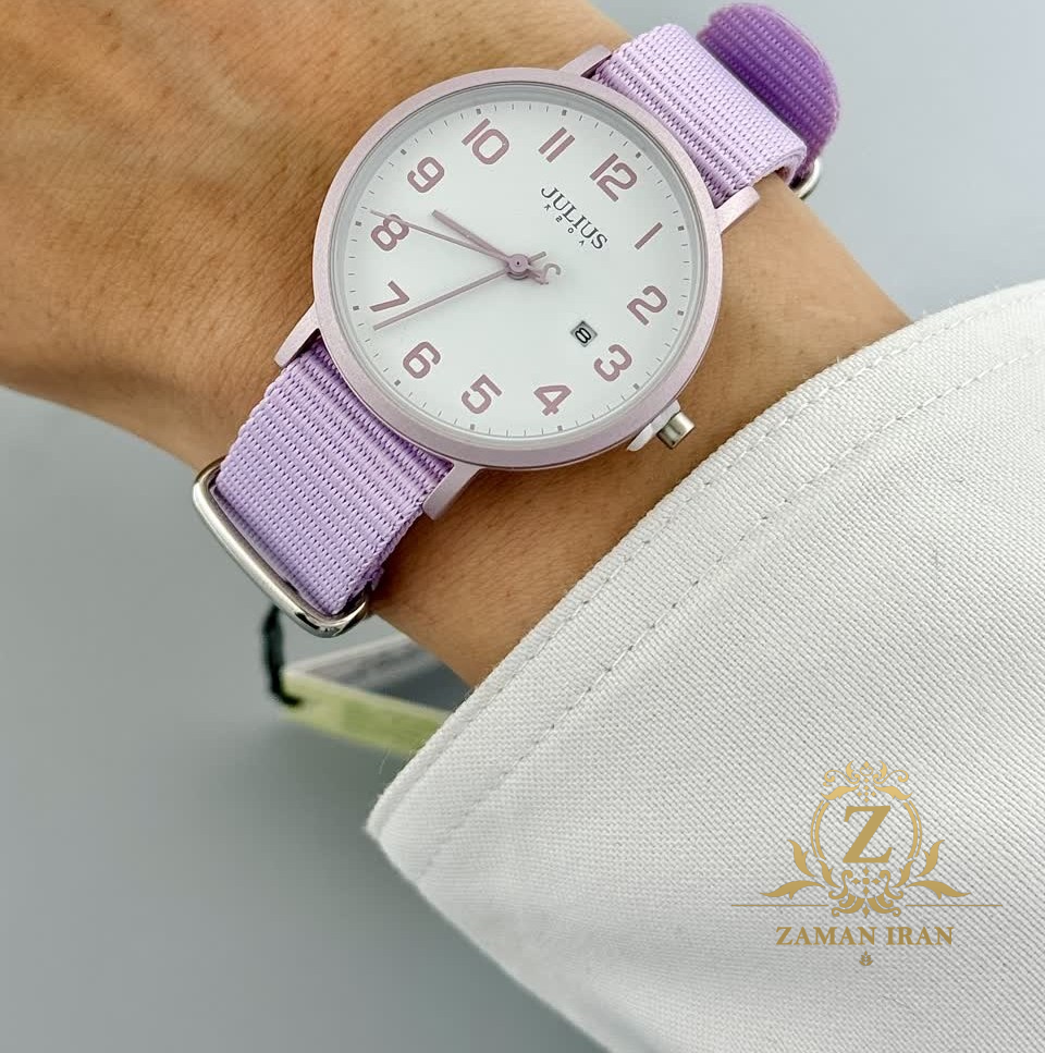 ساعت مچي زنانه بند برزنتي جوليوس مدل JA-1552D