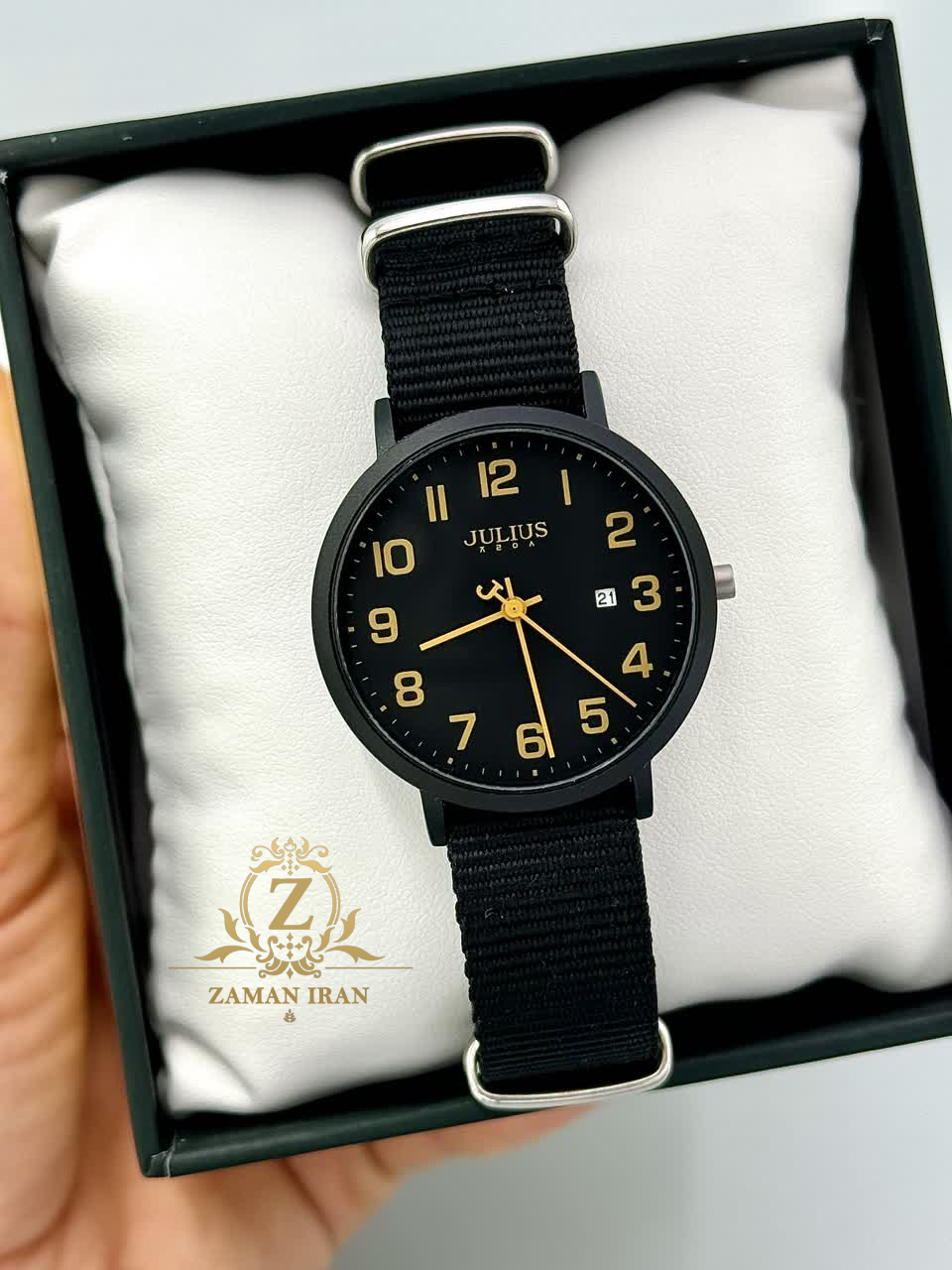ساعت مچي زنانه بند برزنتي جوليوس مدل JA-1552G