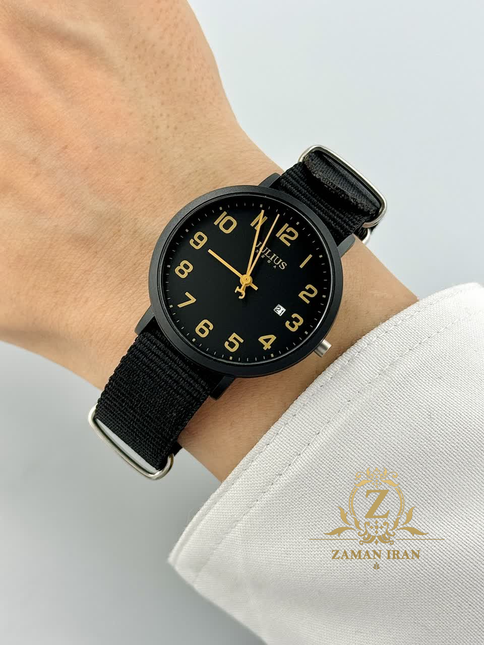 ساعت مچي زنانه بند برزنتي جوليوس مدل JA-1552G