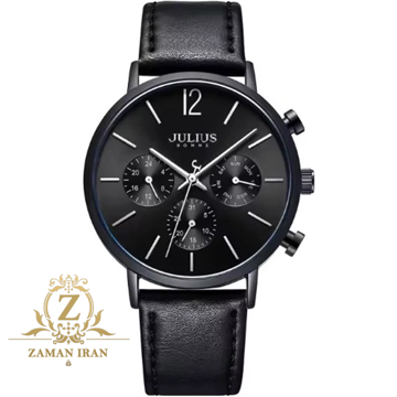 ساعت مچي مردانه بند چرمي جوليوس مدل JAH-101D