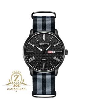 ساعت مچي مردانه بند برزنتي جوليوس مدل JAH-124D