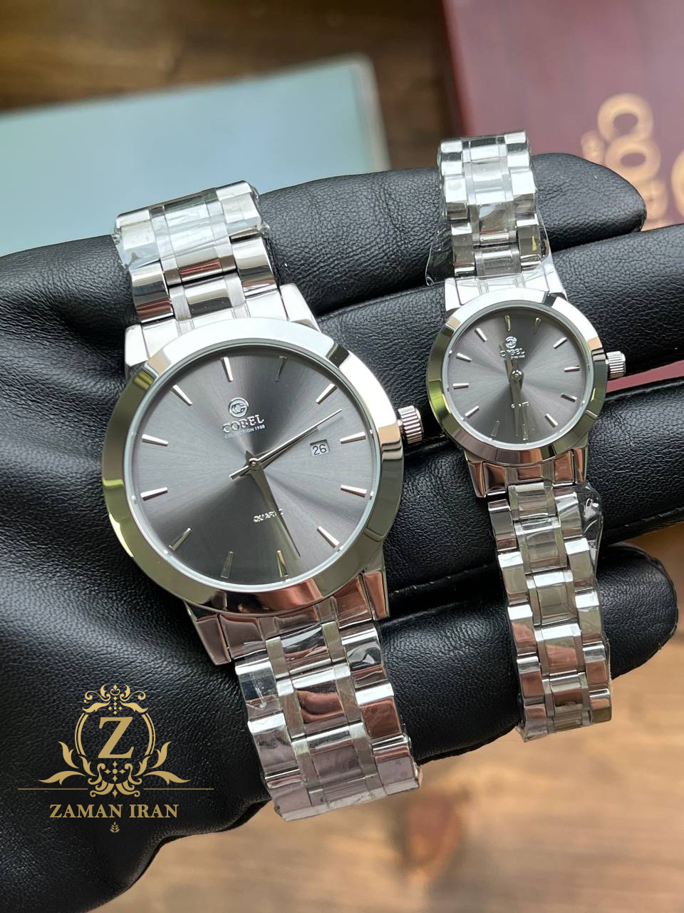 ساعت مچی ست مردانه و زنانه کوبل COBEL اورجینال مدل CB6467G-03 C