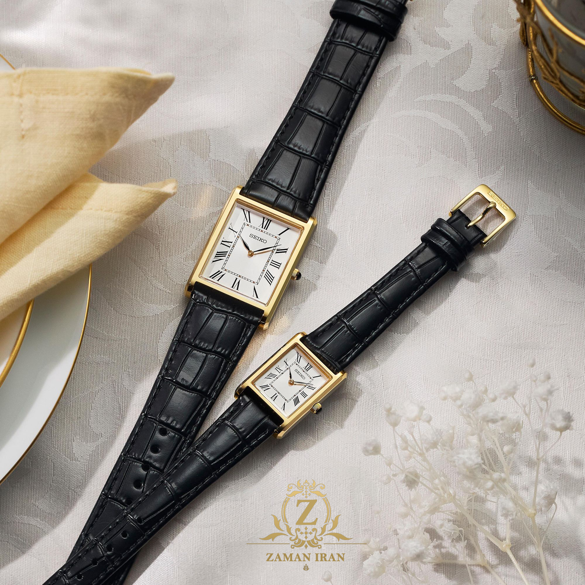 ساعت مچی ست مردانه و زنانه سیکو seiko اورجینال مدل SWR052 C