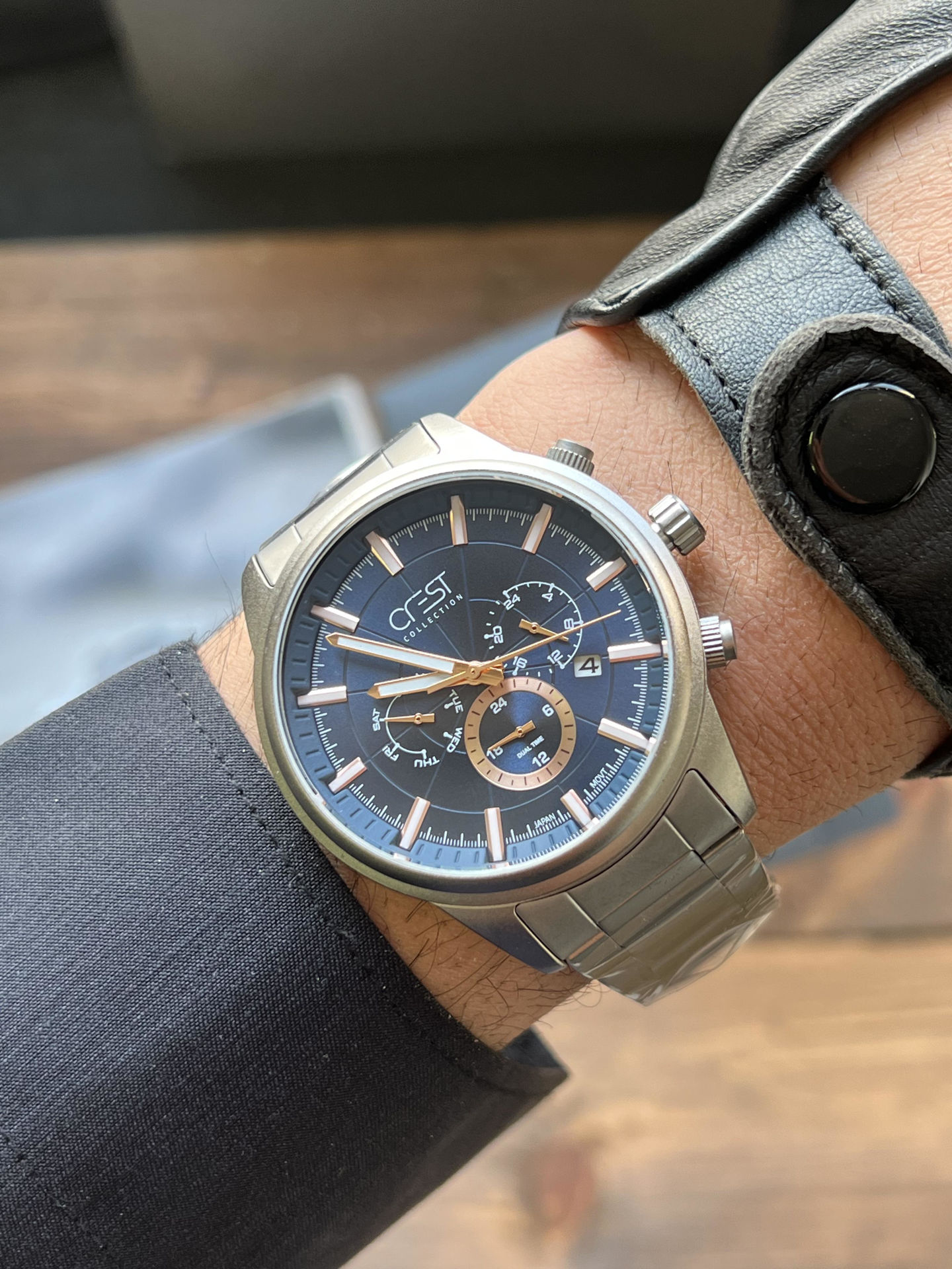 ساعت مچی مردانه کرست crest اورجینال مدل 6258/4