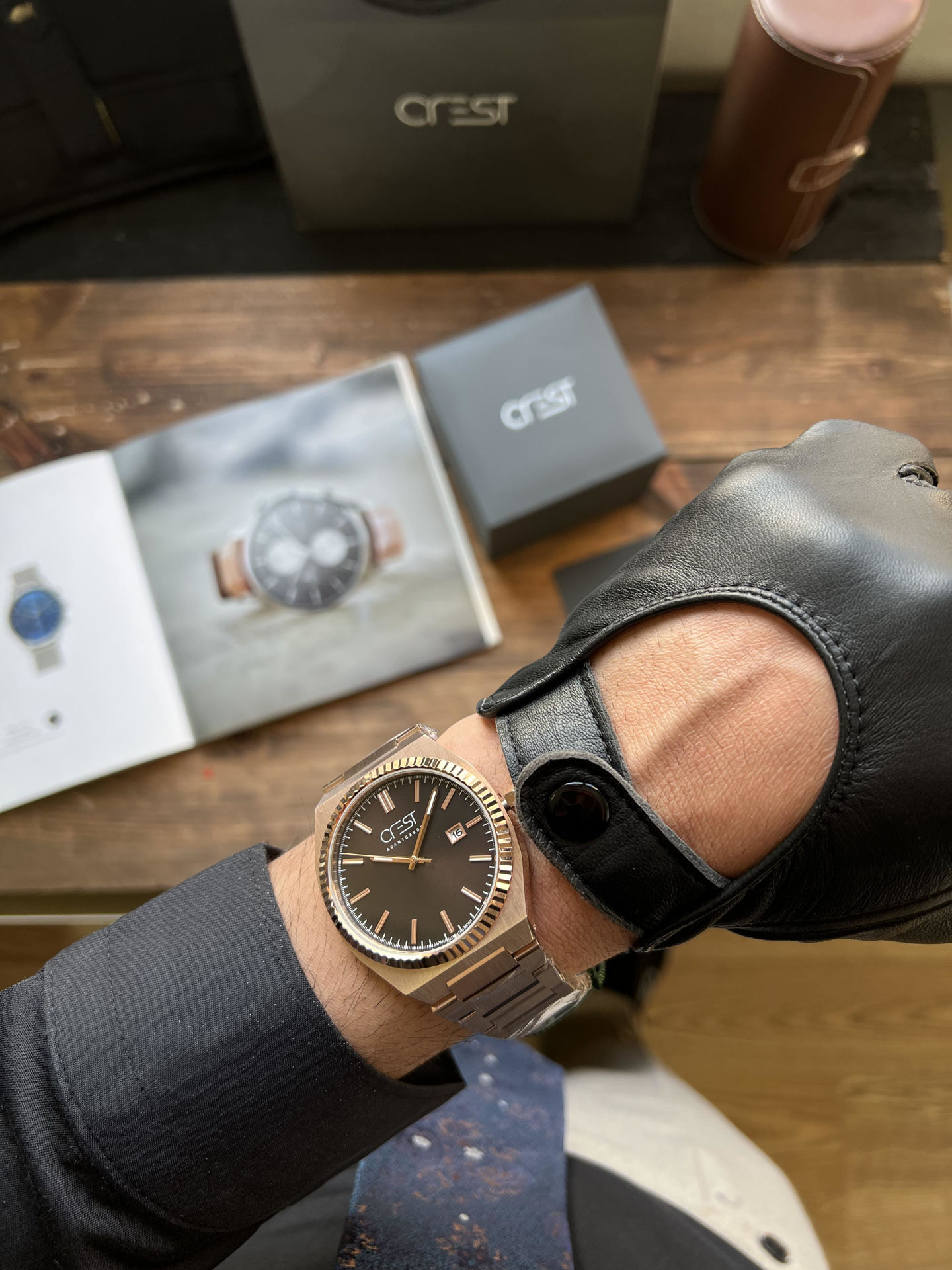 ساعت مچی مردانه کرست crest اورجینال مدل 6242/5