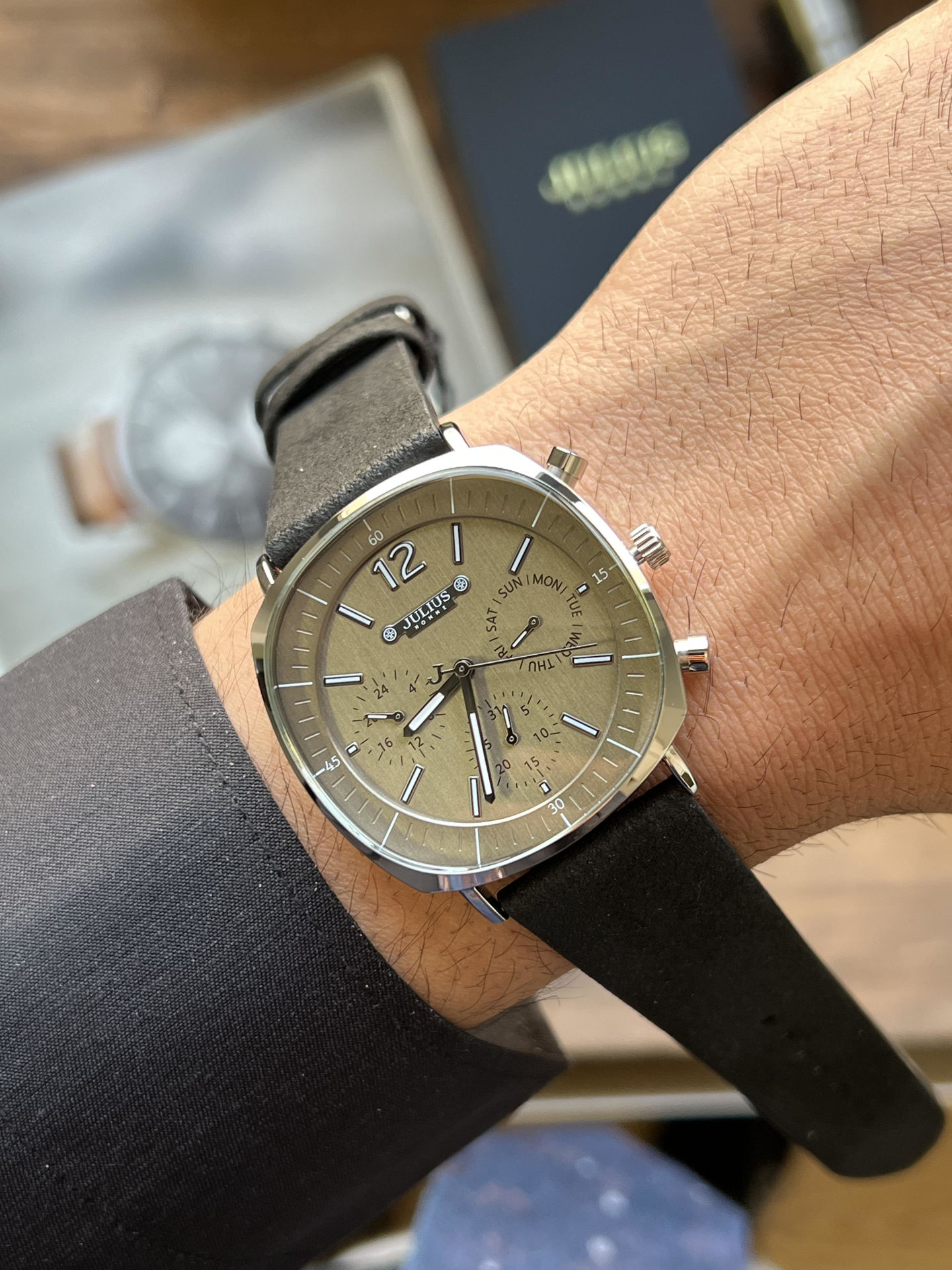 ساعت مچي مردانه فول تايم جوليوس مدل JAH-098B