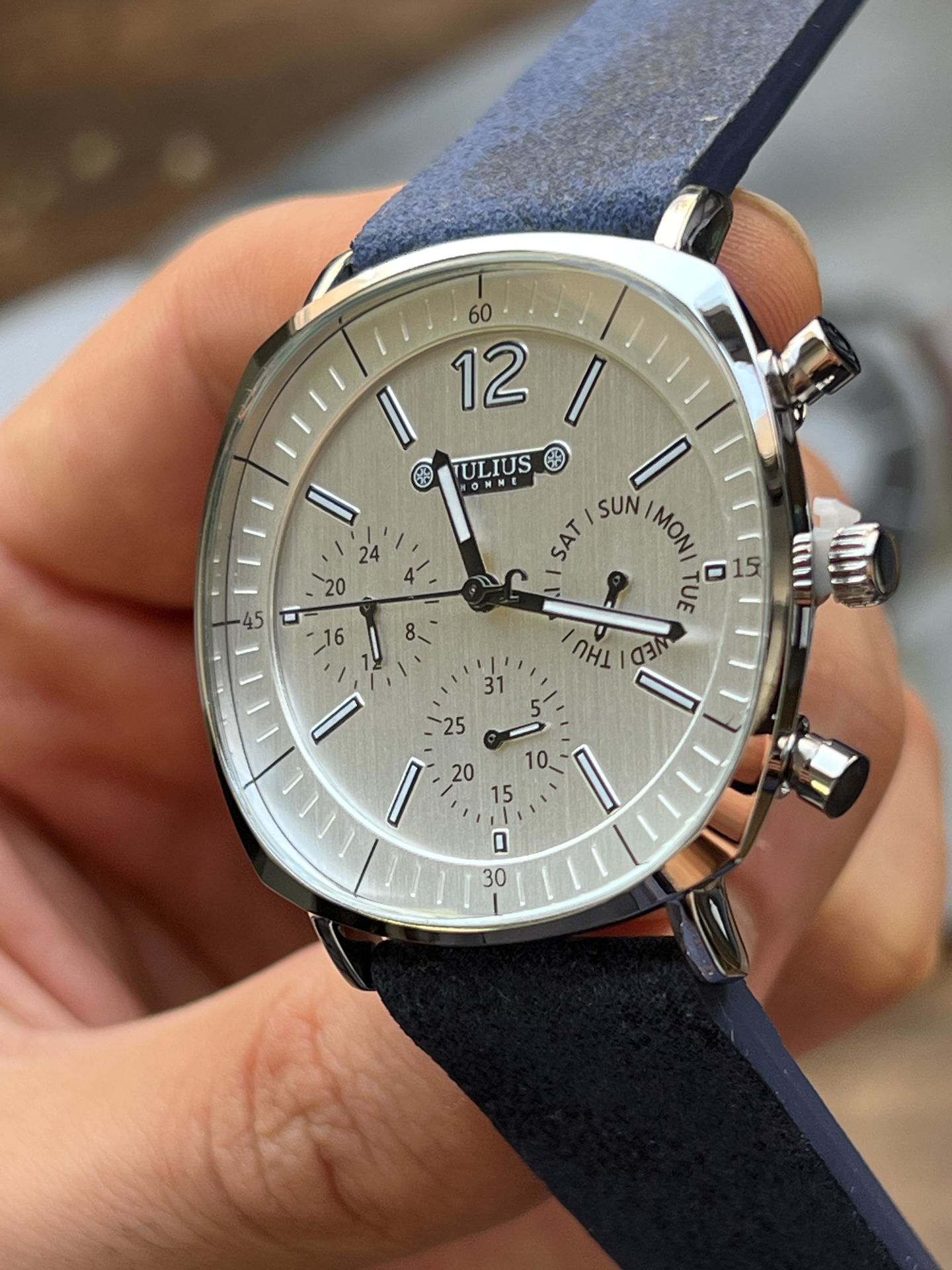 ساعت مچي مردانه فول تايم جوليوس مدل JAH-098A