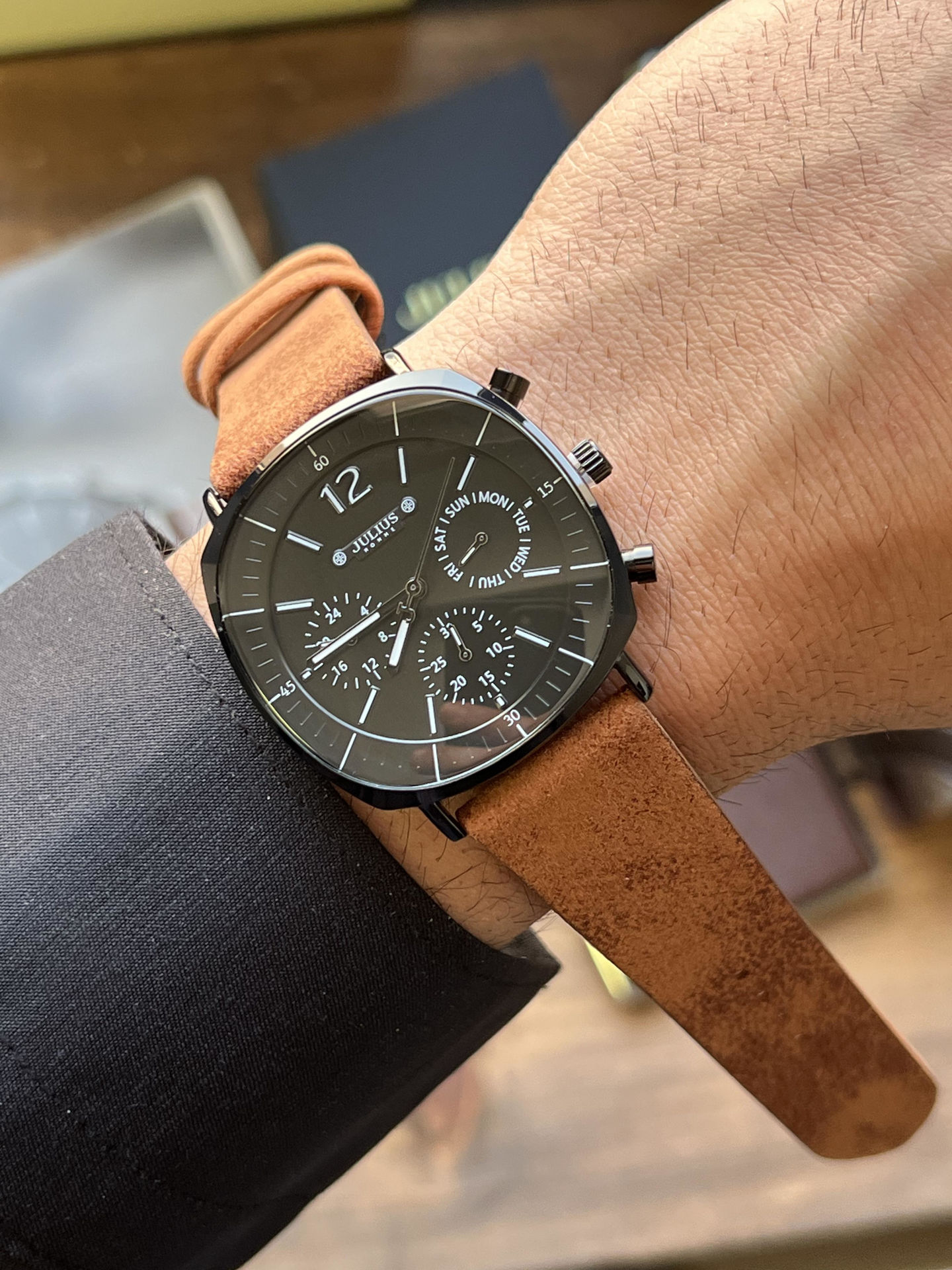 ساعت مچي مردانه فول تايم جوليوس مدل JAH-098D