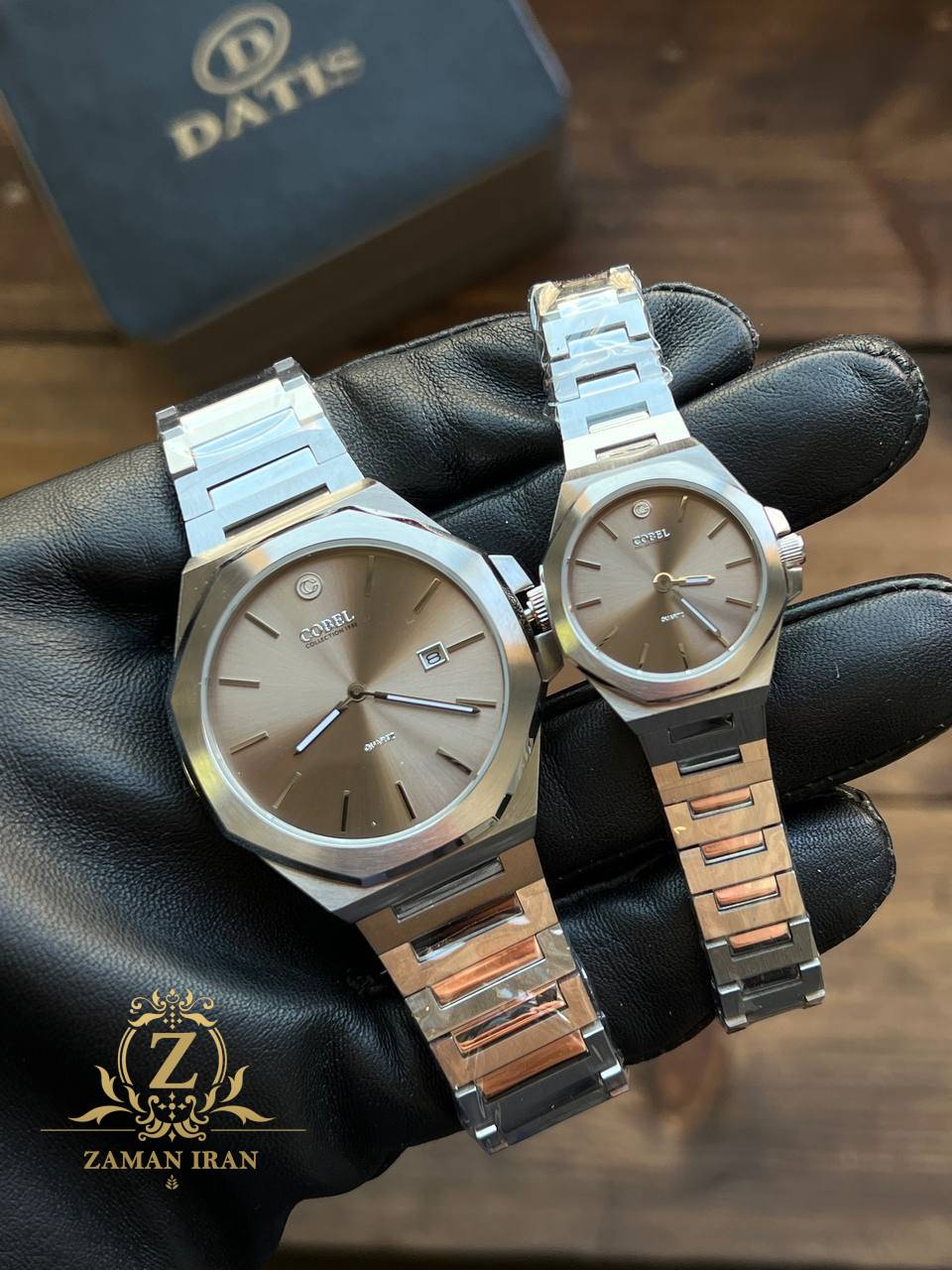 ساعت مچی ست مردانه و زنانه کوبل COBEL اورجینال مدل CB6323C-04