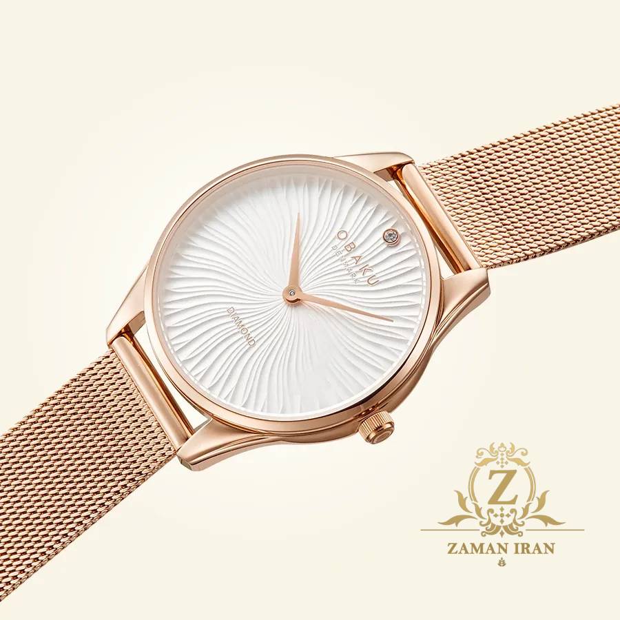 ساعت مچی زنانه اوباکو Obaku اورجینال مدل V297LXVIMV