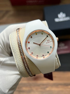 ساعت مچی زنانه مارون Maroon اورجینال مدل 77448C/LBL