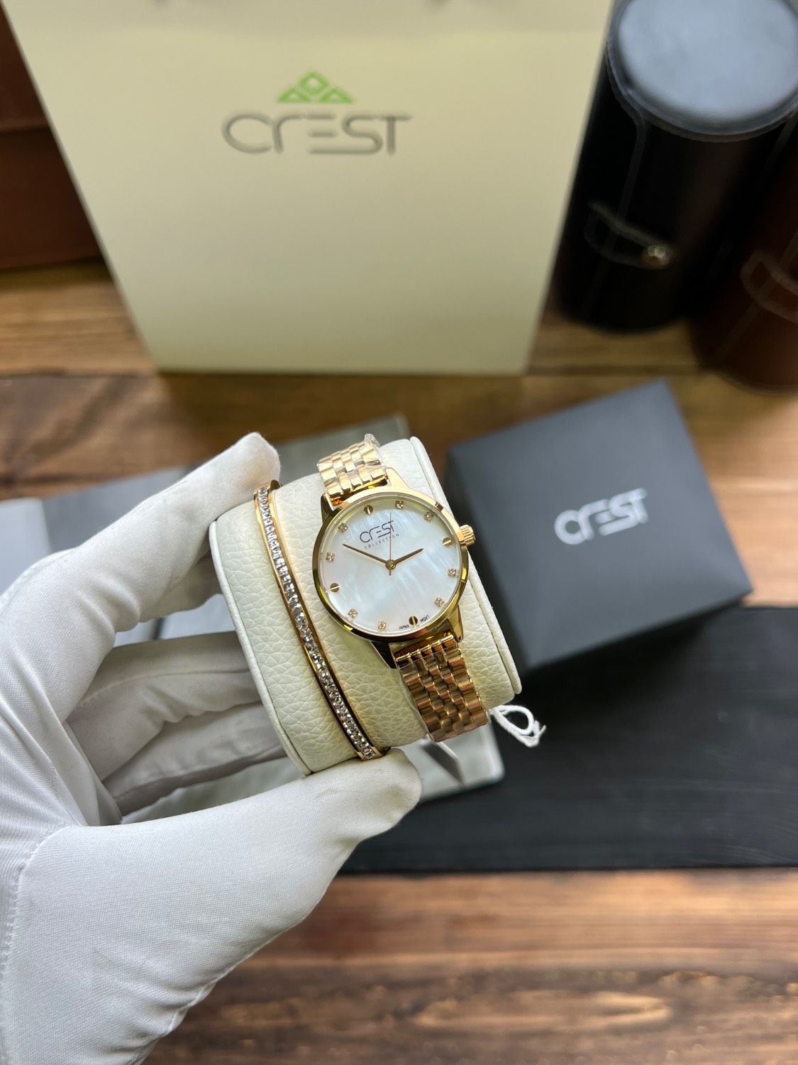 ساعت مچی زنانه کرست Crest اورجینال مدل 9011L/2