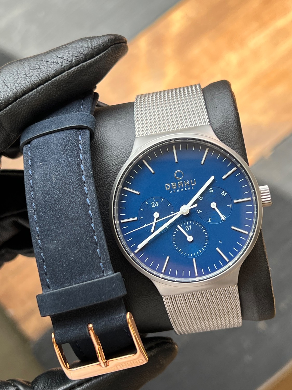ساعت مچی مردانه اباکو Obaku اورجینال مدل V229GMCLMC