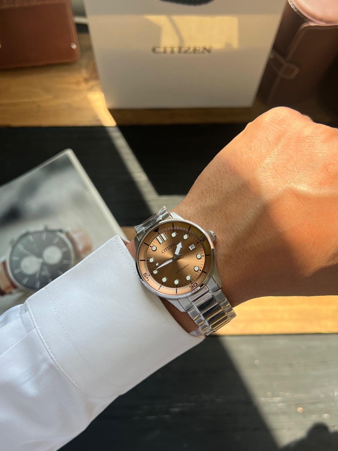 ساعت مچی مردانه سیتیزن citizen اورجینال مدل NJ0191-83X