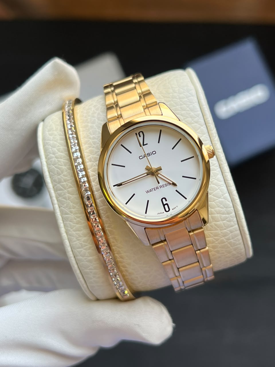 ساعت مچی زنانه کاسیو casio اورجینال مدل LTP-V005G-7BUDF