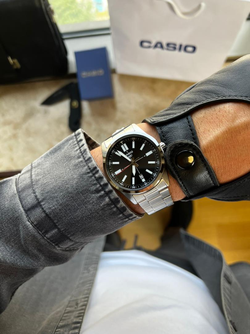 ساعت مچی مردانه کاسیو casio اورجینال مدل MTP-VD02D-1EUDF