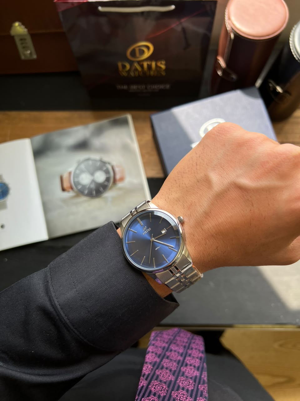 ساعت مچی ست مردانه و زنانه داتیس Datis اورجینال مدل D9300-04C