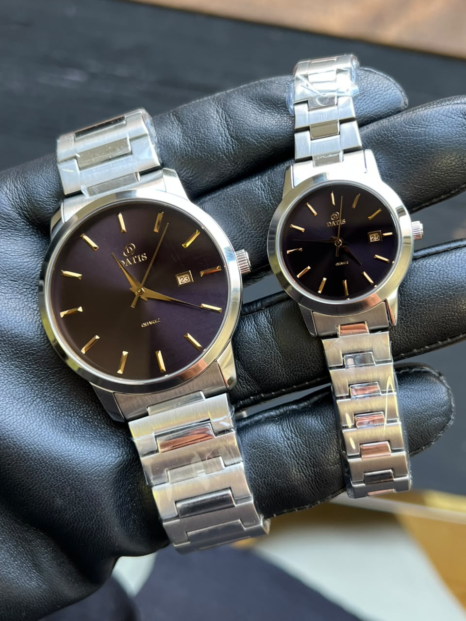 ساعت مچی ست مردانه و زنانه داتیس Datis اورجینال مدل D9260-04C