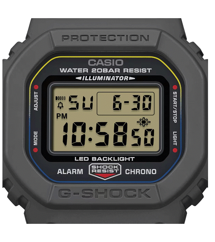 ساعت مچی مردانه کاسیوCASIO جی شاک G-SHOCK مدل DW-5600MNC-8A2DR