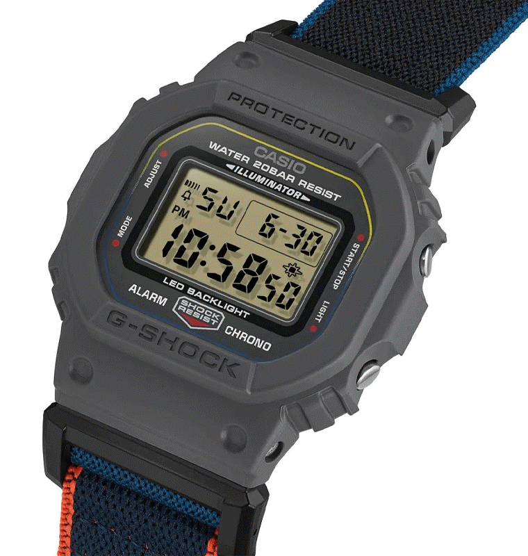 ساعت مچی مردانه کاسیوCASIO جی شاک G-SHOCK مدل DW-5600MNC-8A2DR
