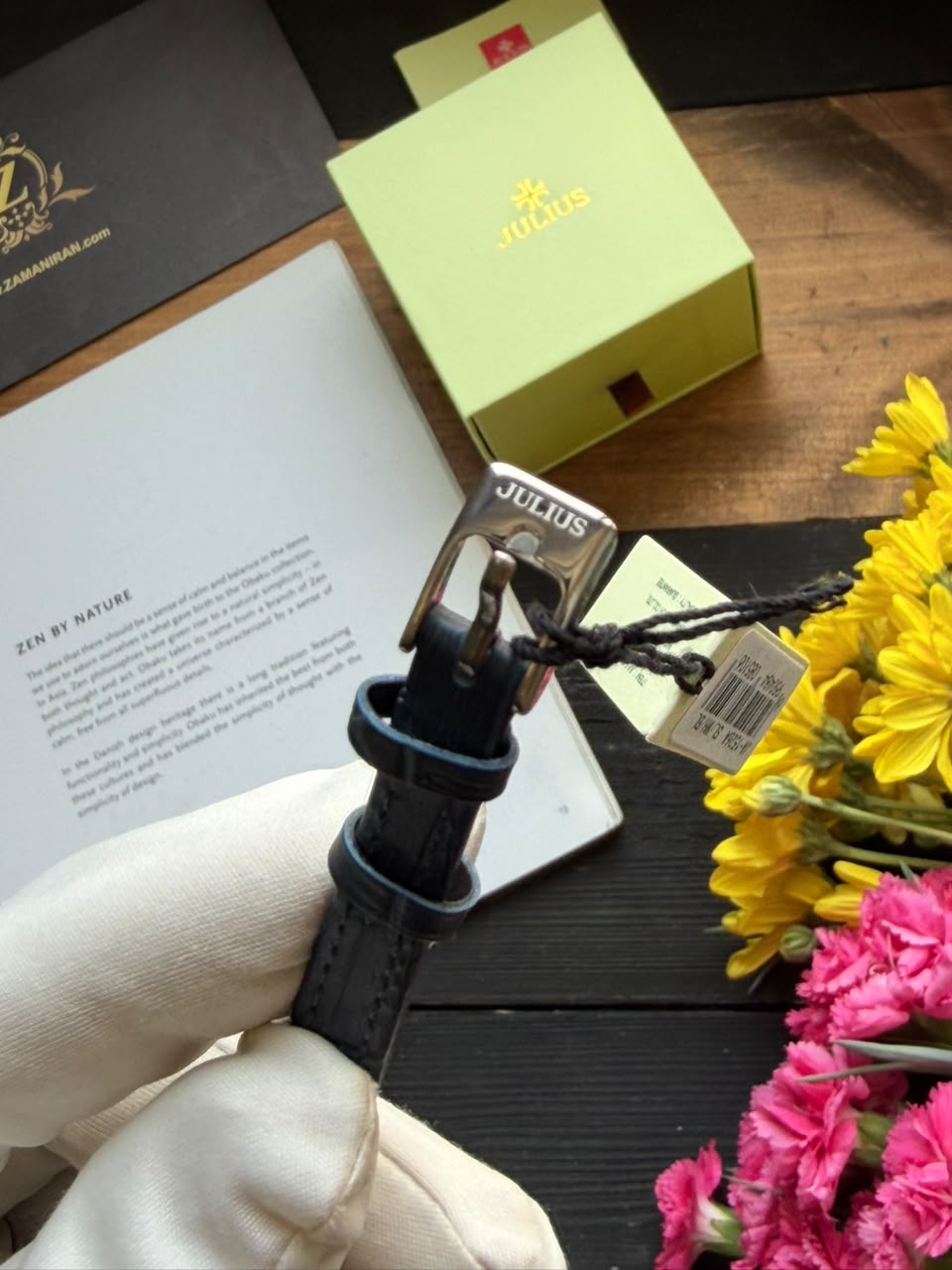 ساعت مچي زنانه بند چرمي جوليوس مدل JA-1526A