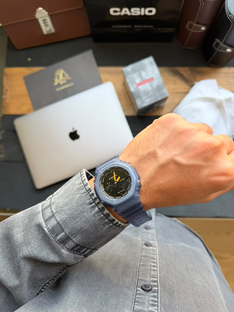 ساعت مچی مردانه کاسیو casio اورجینال مدل GA-2100K-2ADR