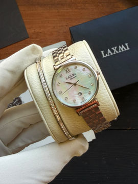 ساعت مچی زنانه لاکسمی LAXMI اورجینال مدل LA-8141-3L
